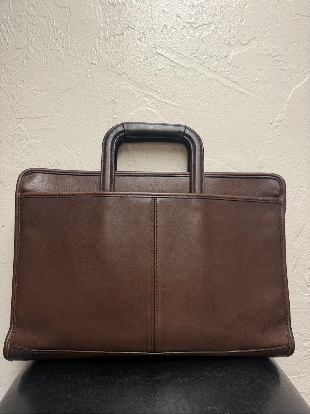 Vintage Coach Embassy Briefcase with collapsible handles